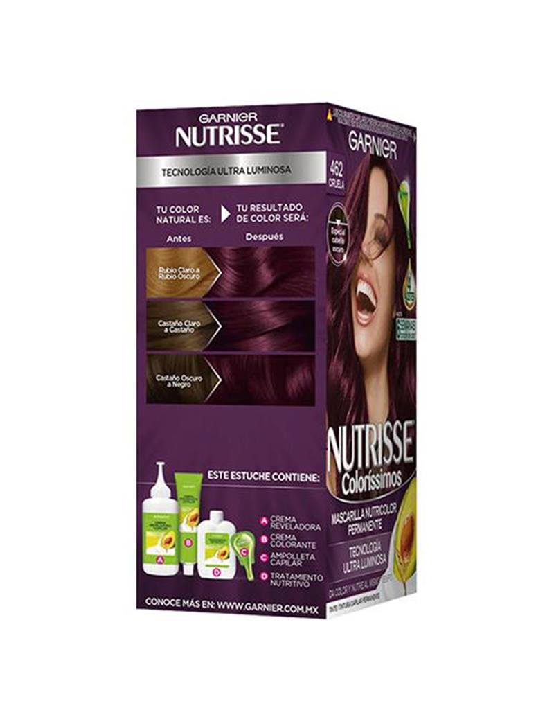 Tinte Nutrisse Coloríssimos En Tono 462 Ciruela Garnier 